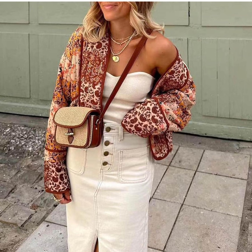 Reversibility Floral Patchwork Jacket - image 6